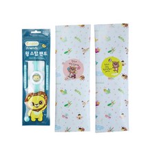 어린이집 생일선물 모기퇴치 윙스탑 밴드, 민트색 밴드 (포장과 스티커 포함) 3개