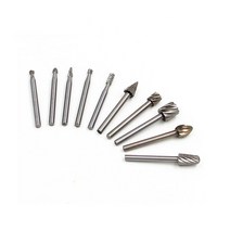 소형 탁상 밀링머신 서프파이프 선반가공 탁상바이스 밀링기 610pcs 티타늄 dremel 라우팅 우드 로터리 밀링 로터리 파일 커터 목공 조각 조각 나이프 커터 도구, 10개