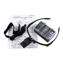 원시 책 돋보기 렌즈 부모님 복지센터 1.01.52.02.53.5x 머리띠 눈 수리 2, 확대