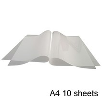 새로운 a3 a4 95u 필름 uv dtf 필름 a transfer to glass ceramic metal phone case for 불규칙한 모양 표면 uv dtf 프린터, a4 10매