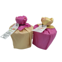 [고서임] 함초소금 300g (원형 / 꽃매듭) 보자기포장, 함초소금 300g (원형_꽃매듭 / 꽃분홍금비)