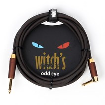 Witchs - Odd Eye 악기용 케이블 1.5m Black (OD-150L BK), *, *, *