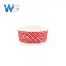 종이용기 떡볶이 컵밥 체크 380cc 단품 1000개