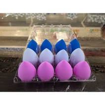뷰티럽 12p 메이크업 물방울 스펀지 퍼프, 랜덤