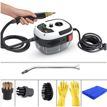 스팀 고압 청소기 차량용 세차기 산업용 업소용 세척기 핸디 분사기 2500w 온도 청소 가전 제품 에어컨 주방 후드 자동차 물 탱크, 하얀, 220v, 에게