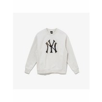 [국내 매장판] NEWERA 뉴에라 남여공용 MLB 타탄 체크 뉴욕 양키스 맨투맨 오트밀 13338638 285855