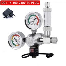 DIY 수족관 CO2 레귤레이터 솔레노이드 밸브 키트 확인 물고기 어항 감압 제어 시스템 반응기 발전기, D01-14-100-240V-EU_M22