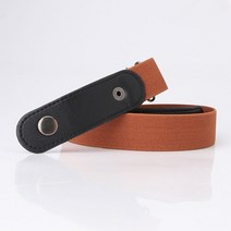 패션왕 버클 없는 허리 벨트 청바지용 레이지 심리스 없음 스트레치 탄성 유니섹스 번거로움 드롭 배송