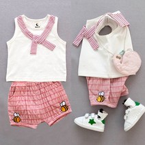 행복한초록 여름 허니비 상하복