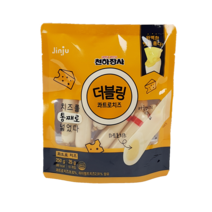 진주햄 더블링 콰트로치즈 간식 소시지, 250g, 10개