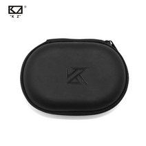 블랙박스보조배터리 kz 타원형 로고 보관 가방 헤드폰 pu 지퍼 보관 상자 블랙 휴대용