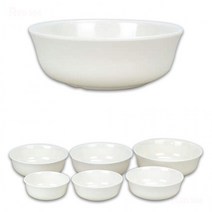 멜라민 면기 면그릇 소면 국수 우동 라면 냉면 그릇 탕그릇 대접 비빔밥 지름 17.3cm 19cm 20.7cm, 5호