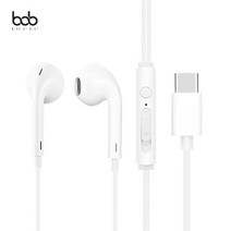[W1F9561] bob C타입 컬러 이어폰 UERC-001 Type-C샤오미 화웨이 (62724), C타입이어폰(UERC001)_화이트(노트10호환X)
