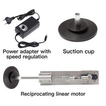엑츄에이터 액추에이터 직교로봇 모터 DC 12V/24V 텔레스코픽 선형 액추에이터 금속 기어 감속 모터 왕복, 04 12V150mm95rpm_03 AU Plug