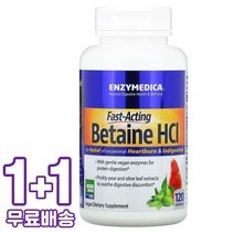 엔자이메디카 베타인 HCL 120캡슐 2통, 1개, 기본