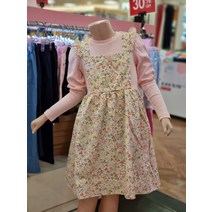 로엠걸즈 골지소매 레이어드형 원피스 RGOM2181P_동수원