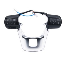 오디오 모드 제어 스위치 Toyota Hilux Revo Rocco Fortuner 2015-2020 용 다기능 스티어링 휠 84250-0E120, 하나, 보여진 바와 같이