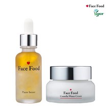 [페이스푸드 국내용] 욕세럼 50ml + 센텔라 워터 크림 52ml, 단일속성