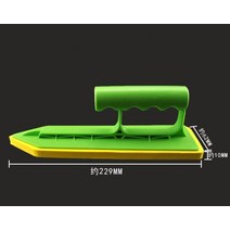 팁헤드 타일 스폰지 플라스틱 석고 흙손 벽 페인트 건설 도구 1 개 229x62x10mm, 한개옵션0