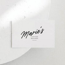안내카드 제작 명함 인쇄 안내문 안내지 품질보증서 교환반품신청서 브로셔 드로잉퍼퓸 47, 100x150mm, 띤또레또 백색 300g