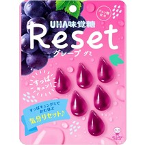 UHA 미각당 리셋 포도 구미 젤리 40g 10봉지, 기본