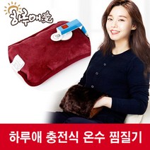 하루애 충전식 온수찜질팩 찜질기 찜질 보온 색상랜덤