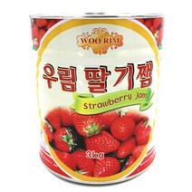 우림 딸기쨈3kg, 3kg, 4개