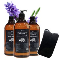 시크릿덤 아로마 페이스 바디 마사지오일 1000ml 라벤더 페퍼민트 로즈힙 유칼립투스 무향 + 사각흑각괄사증정, 페이스스노우1000ml+사각흑각괄사