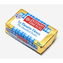 [페이장 브레통] 브릭 무염버터 200g, 1개