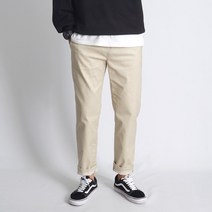 남자 테이퍼드핏 밴딩 면팬츠 일자 빅사이즈 스판 봄 가을