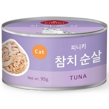 피니키 고양이 참치 순살캔 95g, 24개, 참치맛