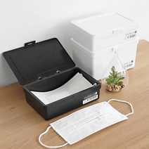소품 마스크 물티슈 깔끔 보관 정리 수납함 850ml 작은물건 욕실 회사, 본상품선택