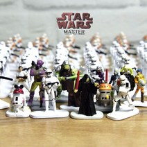 스타워즈 스톰 트루퍼 다스 시디어스 R2D2 인기스터 액션 피규어 장난감 C110P 히어로 피겨 모델, Random 5 Pcs