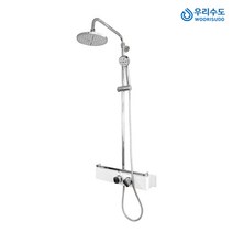우리수도 국산 보니스 선반형 851 해바라기 샤워기 수도꼭지 레인샤워기, 1개