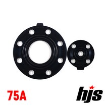 HJS 후렌지용 국산 고무 패킹 75A (플랜지 가스켓 75mm 플렌지 가스킷 수도용 배관 부속 자재), 1개