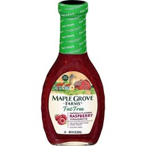 Maple Grove Farms 팻 프리 샐러드 드레싱 라즈베리 비네그레트 226.8g(8온스) (2팩), 8 Fl Oz (Pack of 2)