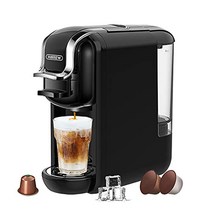 독일 수입 HiBREW H2A 에스프레소 커피 메이커 콜드 브루 웜 골드 4 in 1 멀티 캡슐 파우더, 하얀색