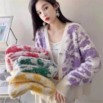몬스터인더스트리 엠아이(M.I) 여성 파스텔 블링 컬러 러블리 가디건 (9072503)