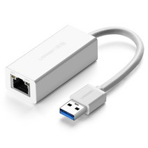 Ugreen USB3.0 유선 기가비트 랜카드(ASIX)/U-20255/이더넷 컨버터/8P8C RJ45 랜포트 생성/플러그 앤 플레이 지원/ASIX AX88179 칩셋사용