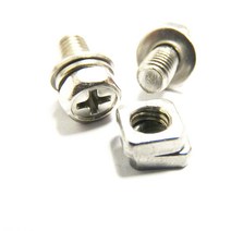 스테인레스 스틸 오토바이 배터리 터미널 M6 x16 볼트 사각 너트 스쿠터 나사