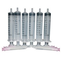10ml 잉크 리필 도구 엡손 캐논 용 주사기 및 무딘 롱 바늘 HP Brother CISS 탱크 카트리지 리필 잉크 키트, CN, 6pcs one set