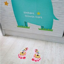 [RΘA] 조인컴퍼니 야광발바닥스티커 시리즈3 4종 택1 다용도 아기방꾸미기 팬시 아이 거실 놀이방꾸미기 도인테리어 ▷_β5243Ea, fβ_짝꿍공룡F-168