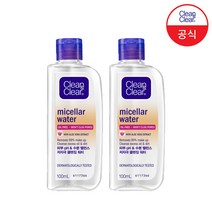 존슨앤존슨 [클린앤클리어] 미셀라워터 100ml x2