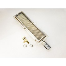 바베큐그릴 캠핑 야외 33.7x10cm 바베큐 바베큐 적외선 세라믹 버너 스테인레스 스틸 도자기 가스 버너 alumunium 플레이트 노즐이있는 적외선 버너