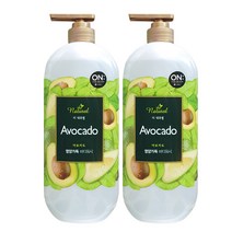 온더바디 더내추럴 바디워시 아보카도, 900g, 2개
