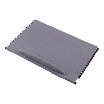자동차 프론트 센터 콘솔 컵 홀더 롤러 블라인드 커버 7L5862531 포르쉐 카이엔 2003, 02 Grey