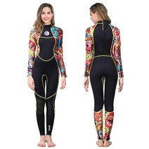 Scubadonkey Wetsuit 여성용 3mm 네오프렌 스쿠버 다이빙 스노클링 서핑 수영 냉수 잠수복