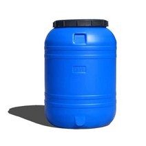 PE 물탱크 농약통 빗물통 중소형 우수받이 말통 300L, 165L 블루 (흰색 덮개)