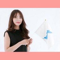 단일팀 응원도구 대한민국 한반도기 깃발 베란다 거치용 운동경기 미니국기, 1개