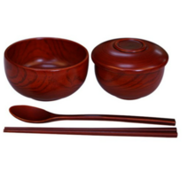 우성공예 물푸레제기 공기세트 + 수저, 10세트, 공기세트 + 수저 5p